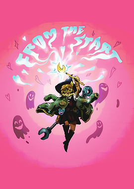 Good kid Whimsical Witch with Wrench and Magic