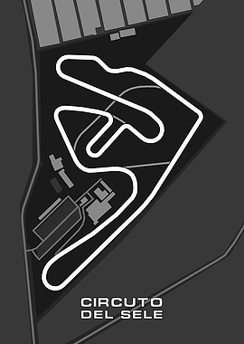 Circuito del Sele Race Track Map
