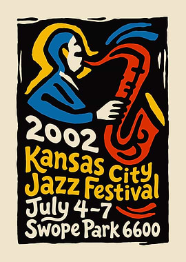 Kansas City Jazz Festival 2002 Poster
