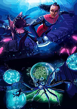 Subnautica Deep Sea Adventure Illustration