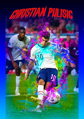 Christian Pulisic Soccer Art