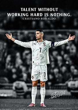 Cristiano Ronaldo: Talent and Hard Work