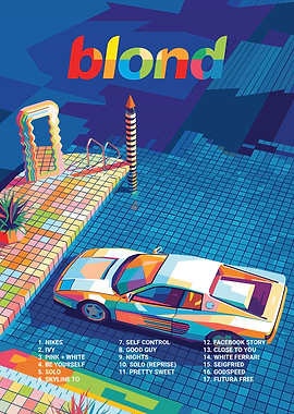 Blond album cover art