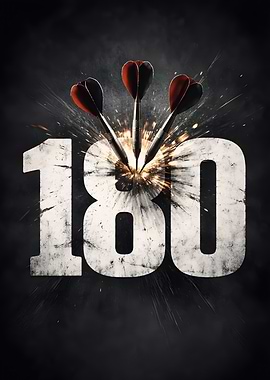 Darts hitting 180 Score
