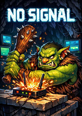 No Signal: Orc Router Smash