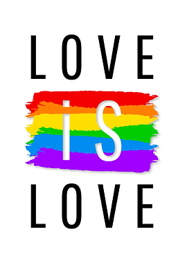 Love is Love LGBTQ Pride Poster