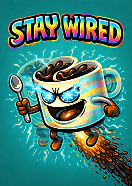 Stay Wired: Animated Coffee Cup