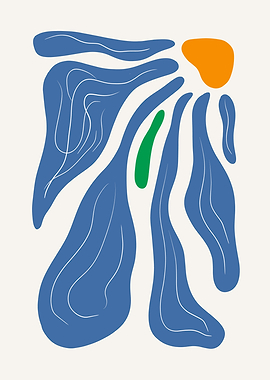 MATISSE | Blue Foral O