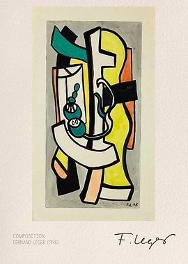 Fernand Leger Composition Abstract Art
