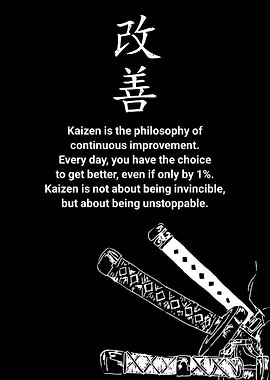 Kaizen Philosophy with Katana Swords