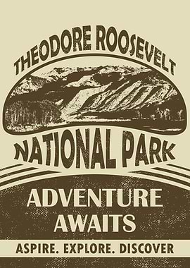 Theodore Roosevelt National Park Poster