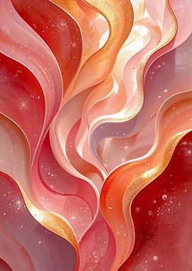 Eternal Embrace – Abstract Expression of Love