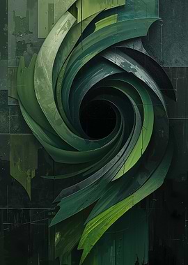 Emerald Eye – Abstract Expression of Envy