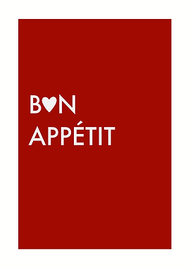 Bon Appétit Text Art