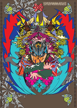 Forbidden Fruit Abstract Art