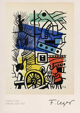 Fernand Leger Composition Abstract Art
