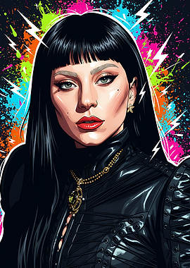 Pop Art Portrait of a Woman