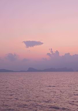Pastel Sunset near Ponta de São Lourenço, Madeira