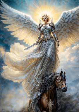 The Radian Rider Archangel Ariel