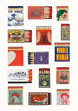 Collection of Decorative Matchboxes