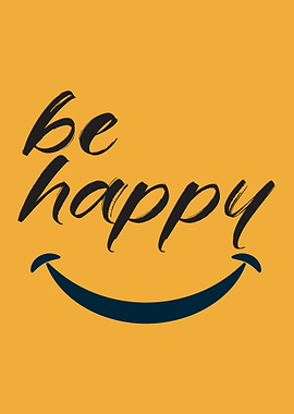 Be Happy Smiley Face