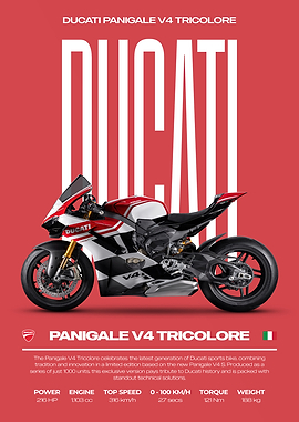 Ducati Panigale V4 Tricolore Motorcycle