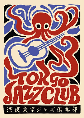 Tokyo Jazz Club Poster Art