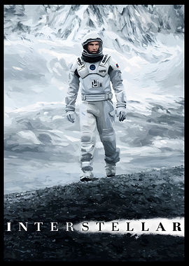 Interstellar Movie Poster Art