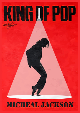 Michael Jackson King of Pop Poster