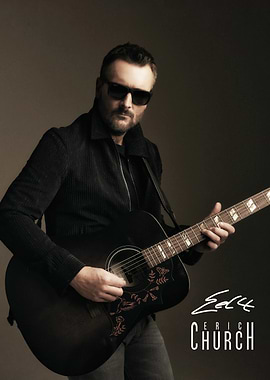 Eric Church with Guitar