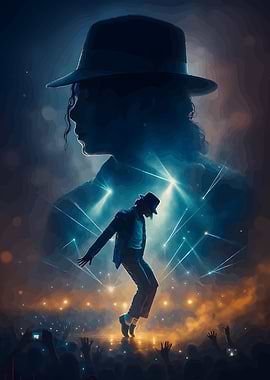 Michael Jackson performance digital art