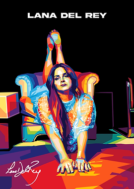 Lana Del Rey Pop Art