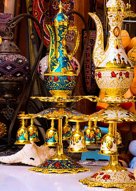 Ornate Middle Eastern Tea Sets