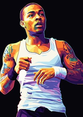 Bow Wow Colorful Portrait