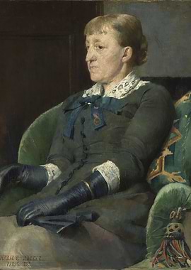 Harriet Backer Portrait, Paris 1883