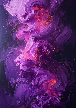 Ignited Pulse – Abstract Expression of Passion