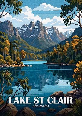 Lake St Clair Australia Landscape