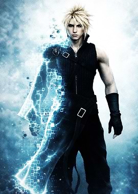 Cloud Strife Digital Art