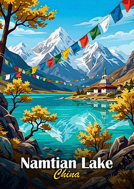Namtian Lake, China Landscape Art