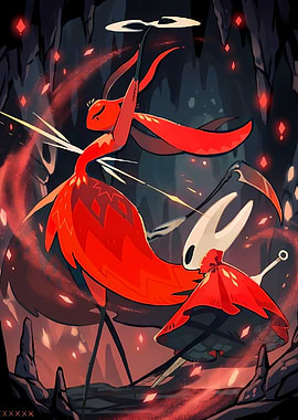 Hollow Knight Grimm digital art