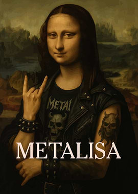 Metalisa: Mona Lisa Rock and Roll