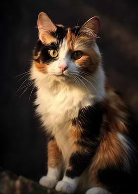 Calico Cat Portrait