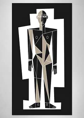 Abstract Human Figure Art