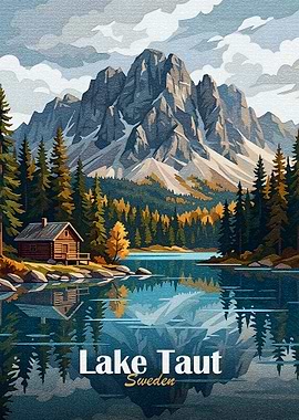 Lake Taut, Sweden Landscape