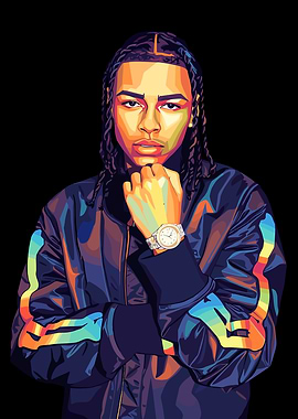 DD Osama Colorful Portrait