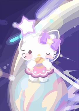 Hello Kitty in Space