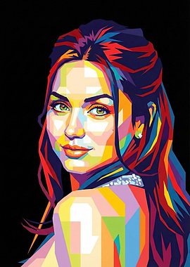 Ana de Armas Pop Art Portrait