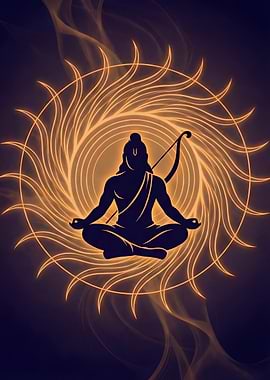 Divine Meditation Aura – Sacred Spiritual Energy Art