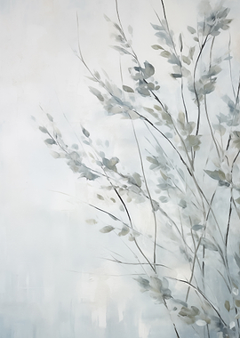 Abstract Floral Soft Colors