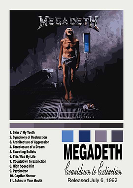 Megadeth Countdown to Extinction Album Cover